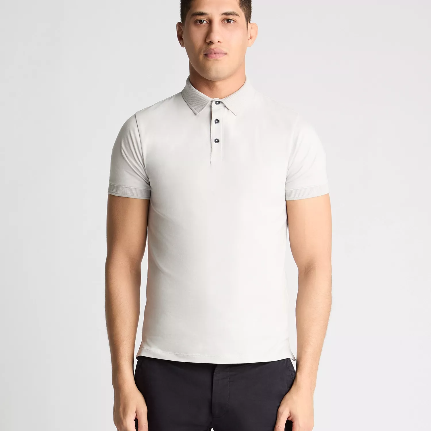 Remus Uomo Cotton Polo Shirt Grey