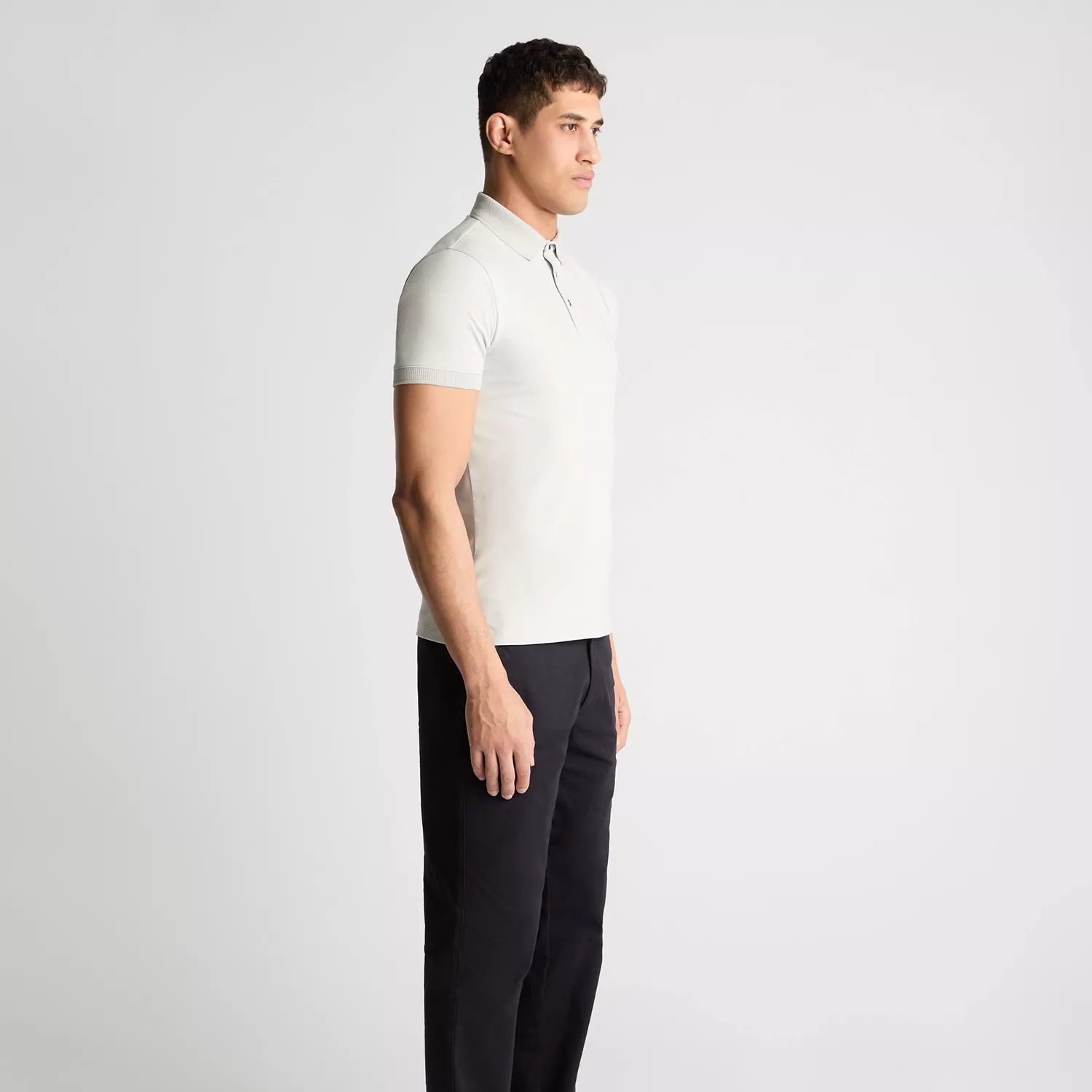 Remus Uomo Cotton Polo Shirt Grey