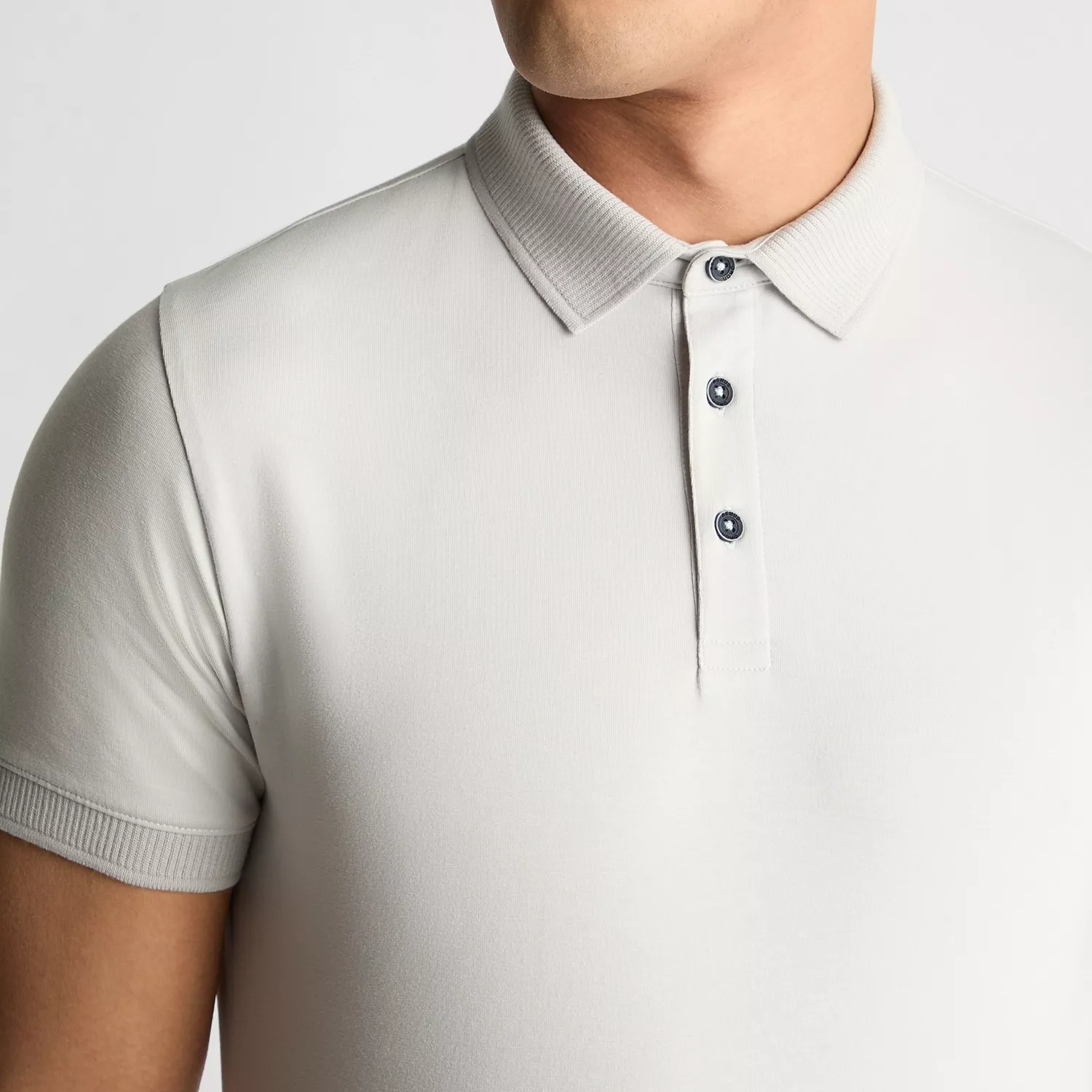 Remus Uomo Cotton Polo Shirt Grey