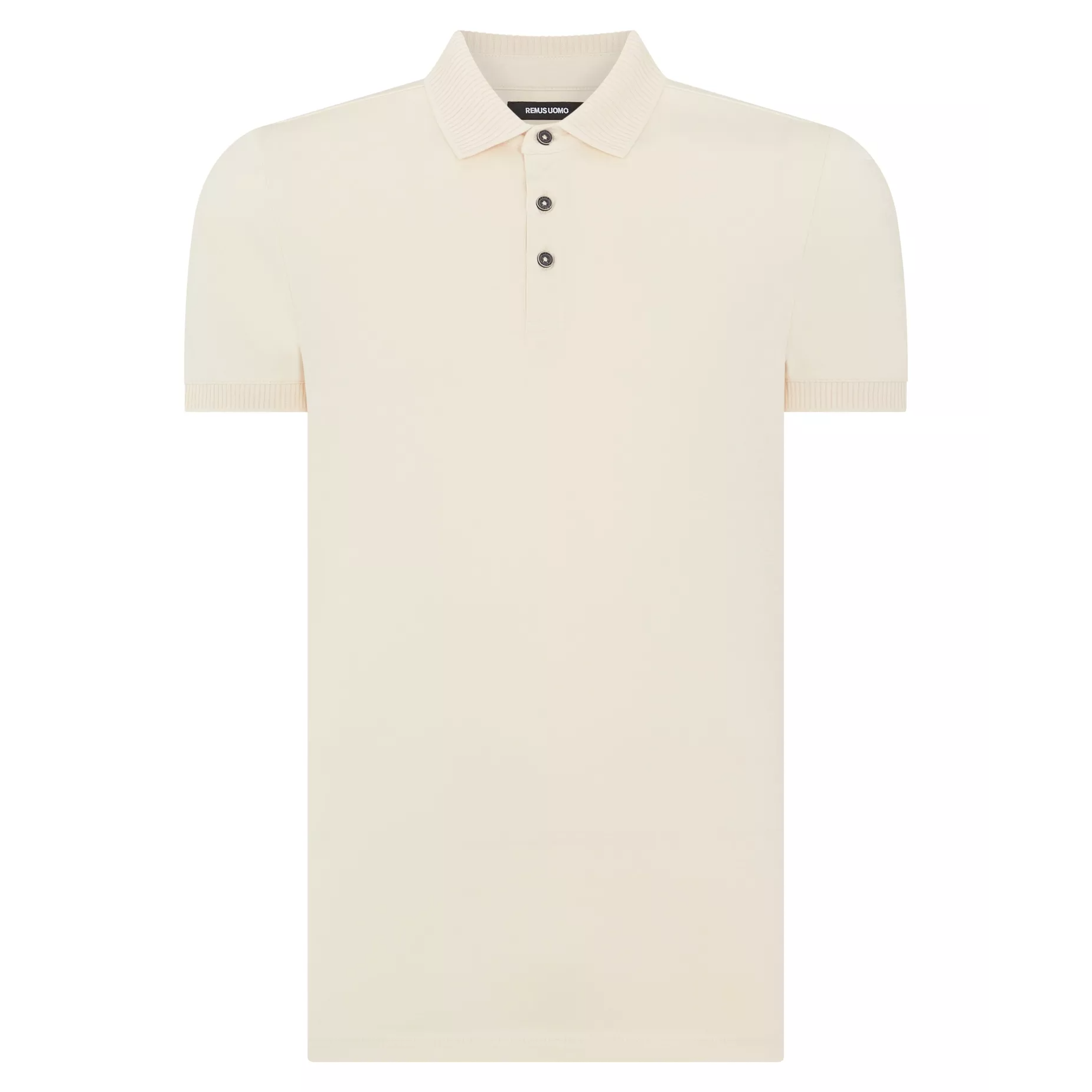 Remus Uomo Cotton Polo Shirt Cream
