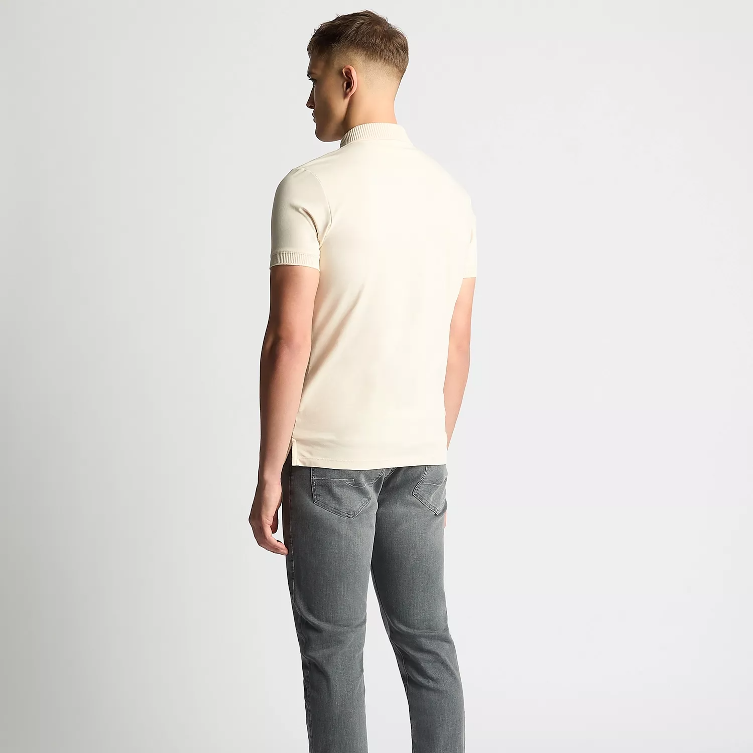 Remus Uomo Cotton Polo Shirt Cream