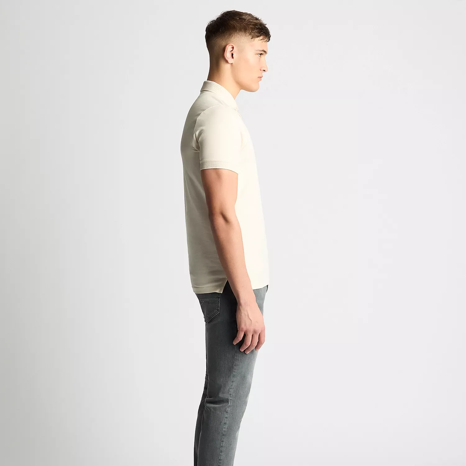 Remus Uomo Cotton Polo Shirt Cream