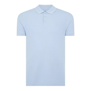 Remus Uomo Cotton Pique Polo Shirt Sky