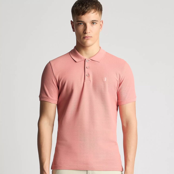 Remus Uomo Cotton Pique Polo Shirt Pink