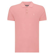Remus Uomo Cotton Pique Polo Shirt Pink
