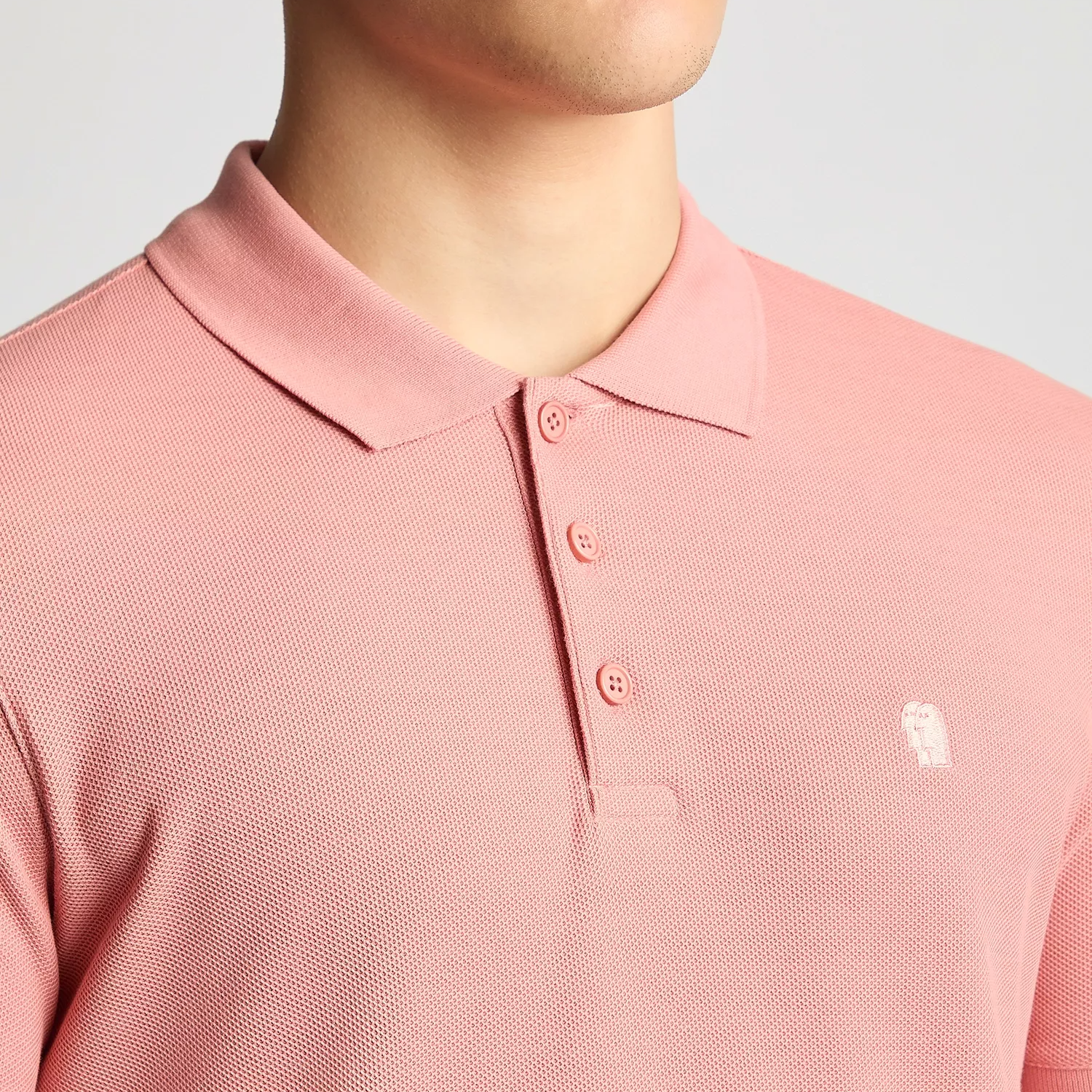 Remus Uomo Cotton Pique Polo Shirt Pink