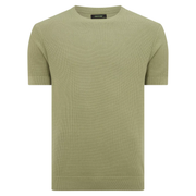Remus Uomo Waffle Knit T-Shirt Sage