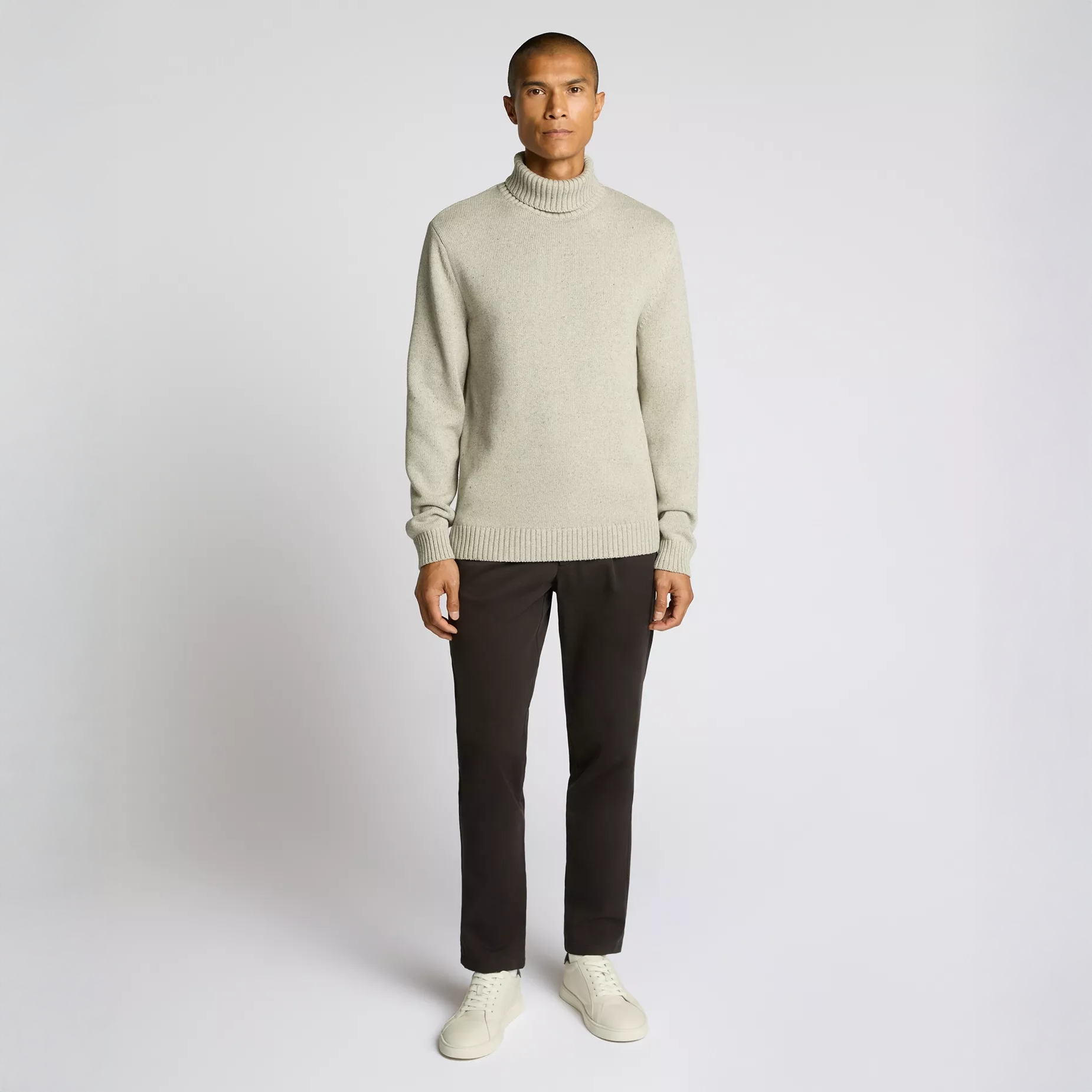 Remus Uomo Roll Neck Knitwear Grey