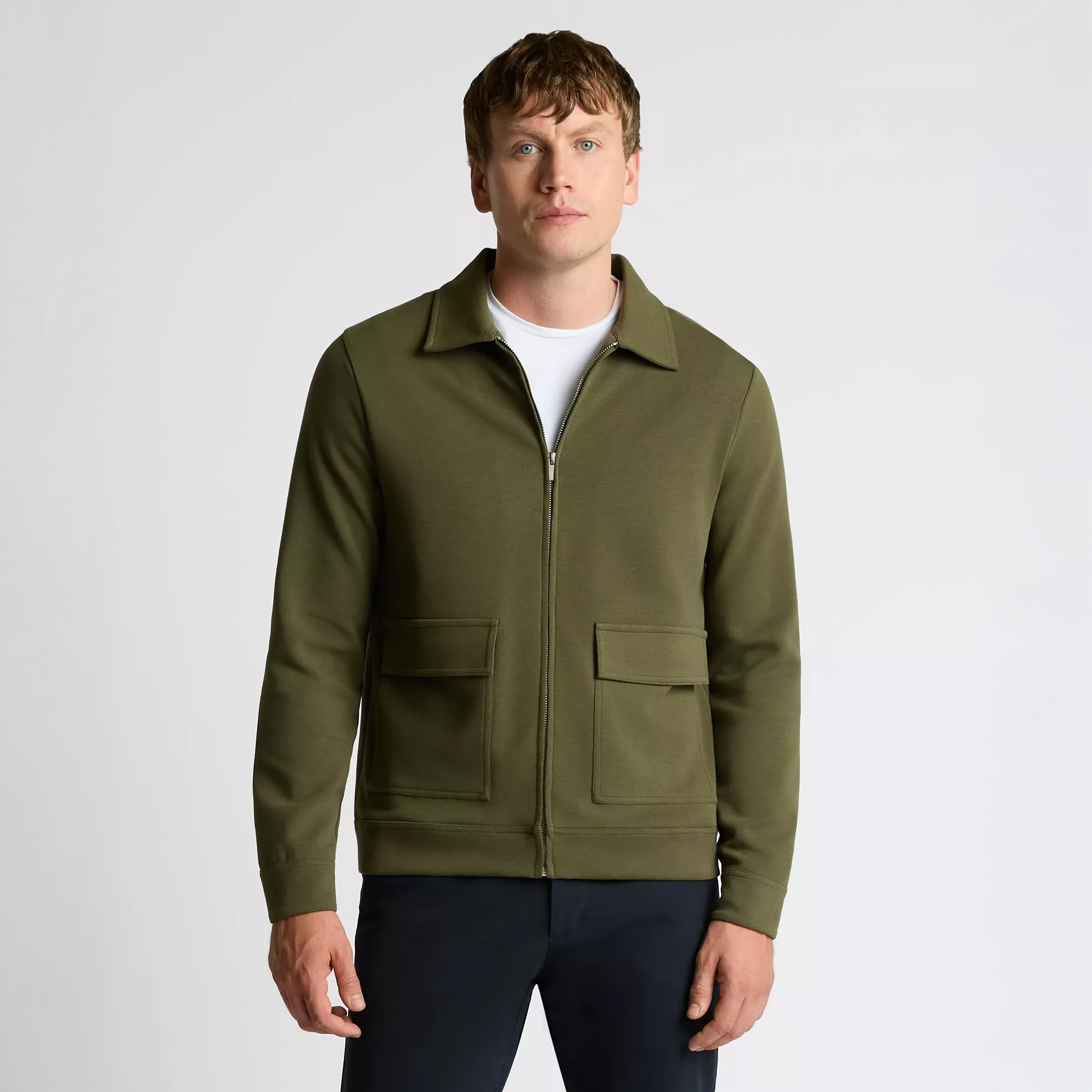 Remus Uomo Jersey Jacket Green