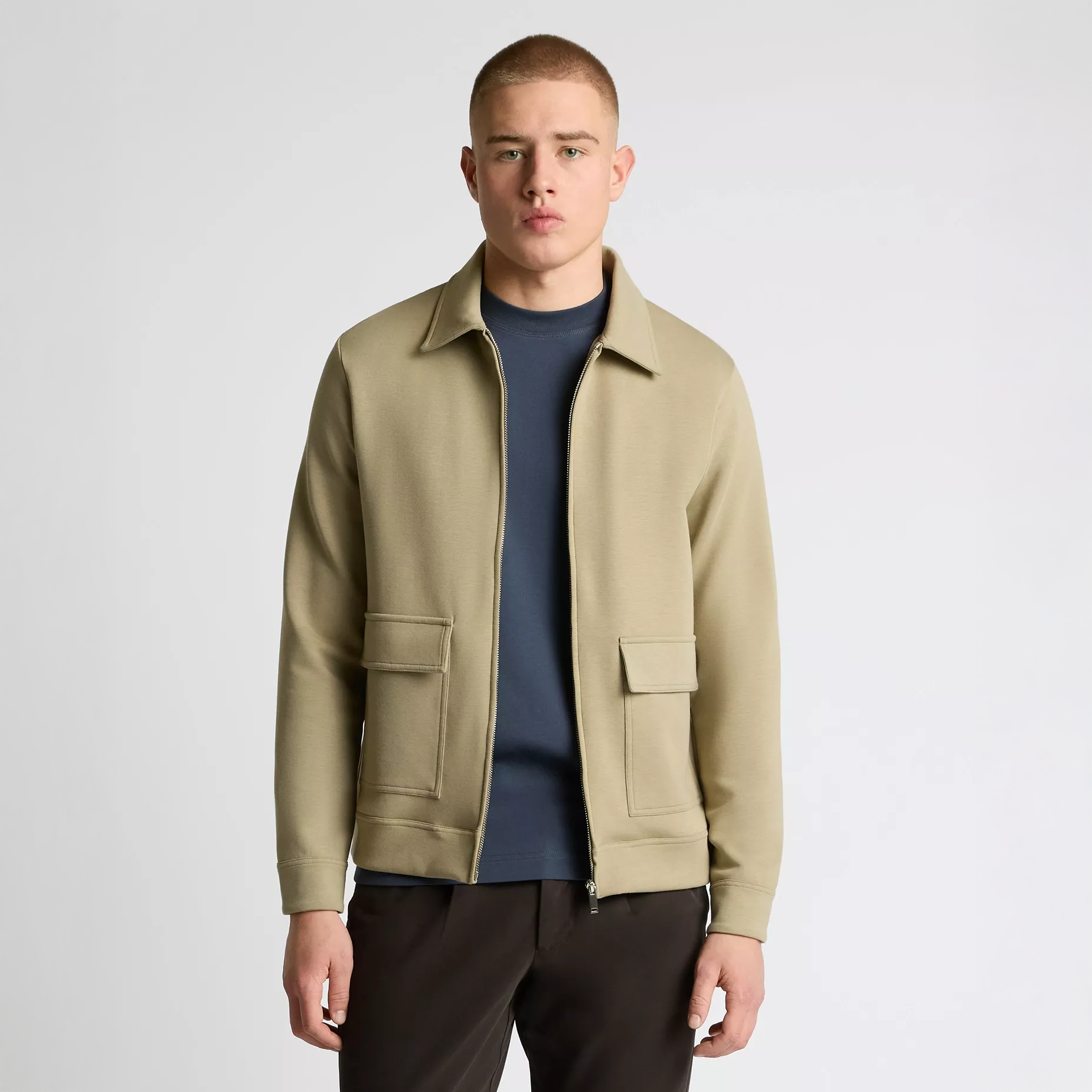 Remus Uomo Jersey Jacket Beige
