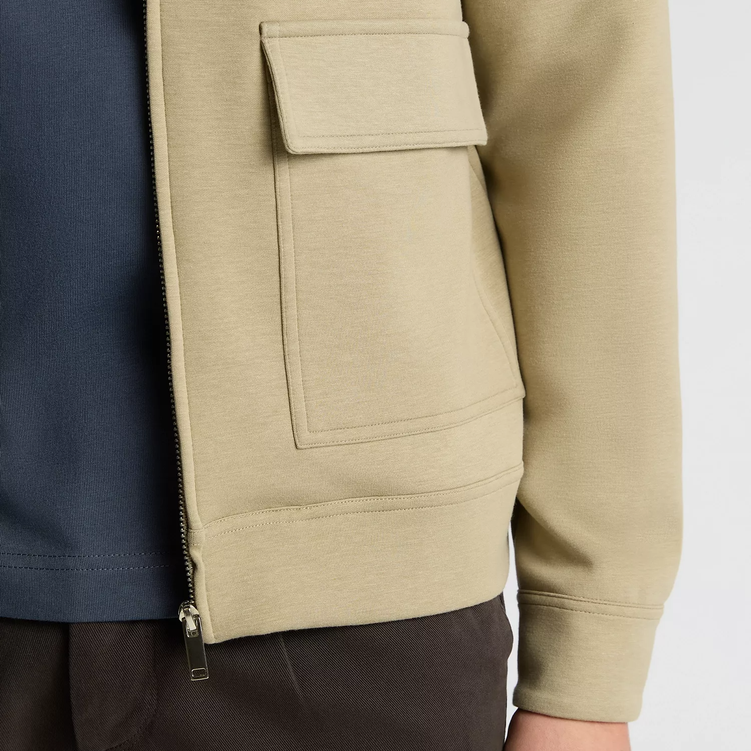 Remus Uomo Jersey Jacket Beige
