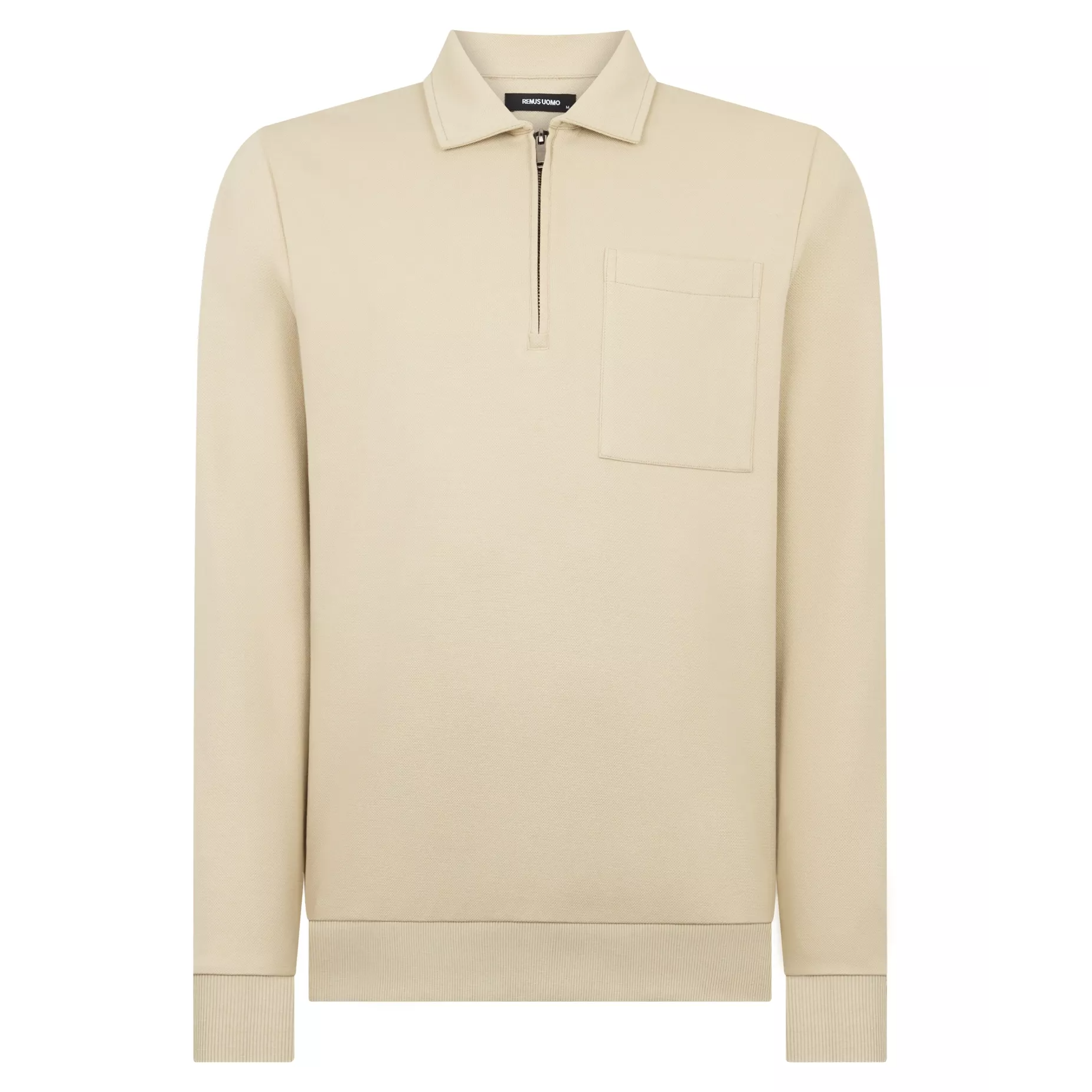 Remus Uomo Rugby Polo Shirt Beige