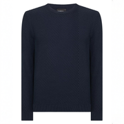 Remus Uomo Pattern Knit Sweater Navy
