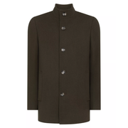 Remus Uomo Jonah Overcoat Green