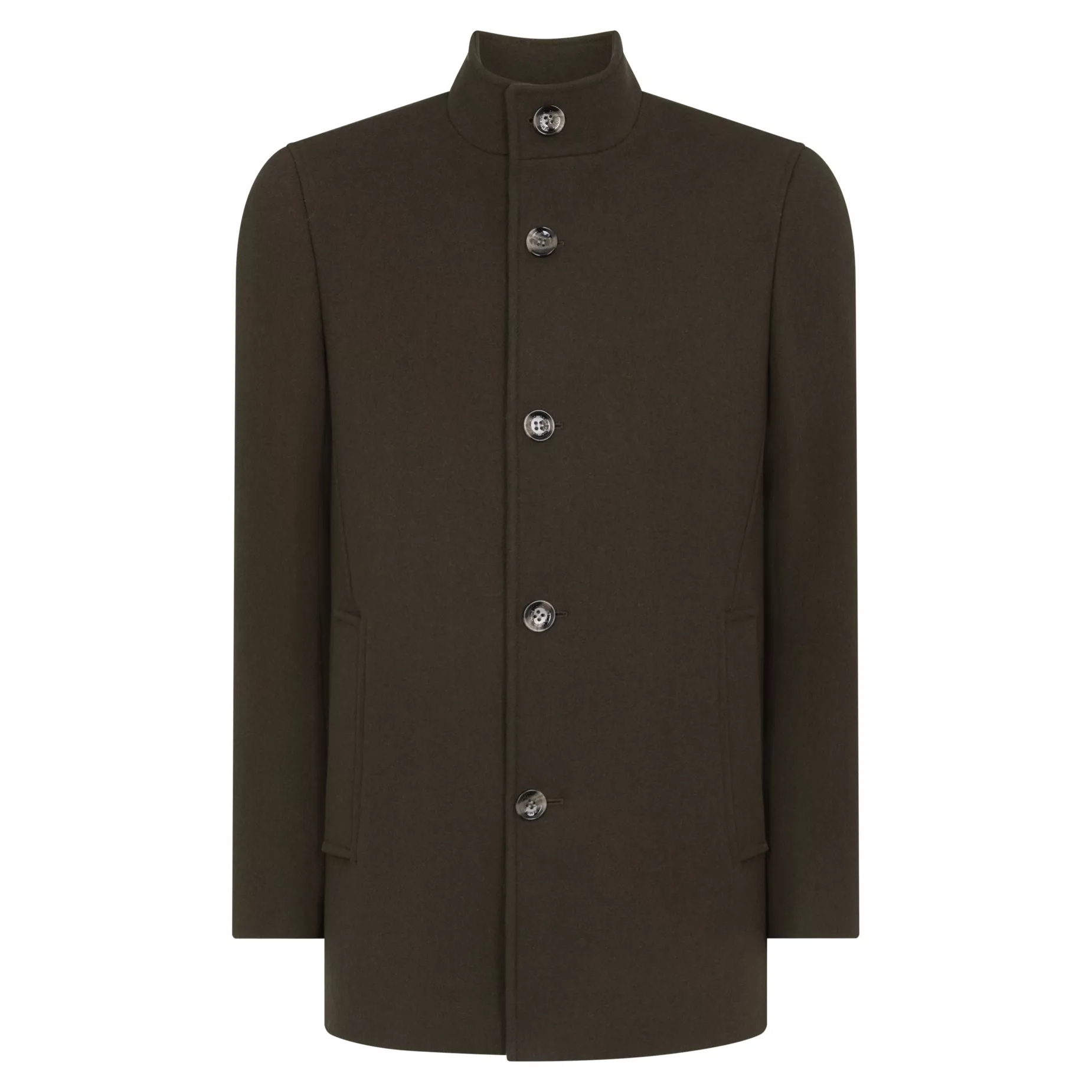 Remus Uomo Jonah Overcoat Green