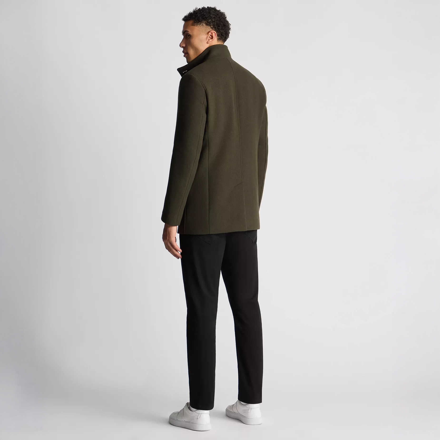 Remus Uomo Jonah Overcoat Green