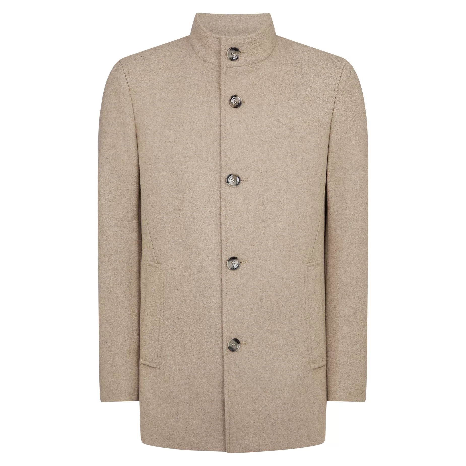 Remus Uomo Jonah Overcoat Beige