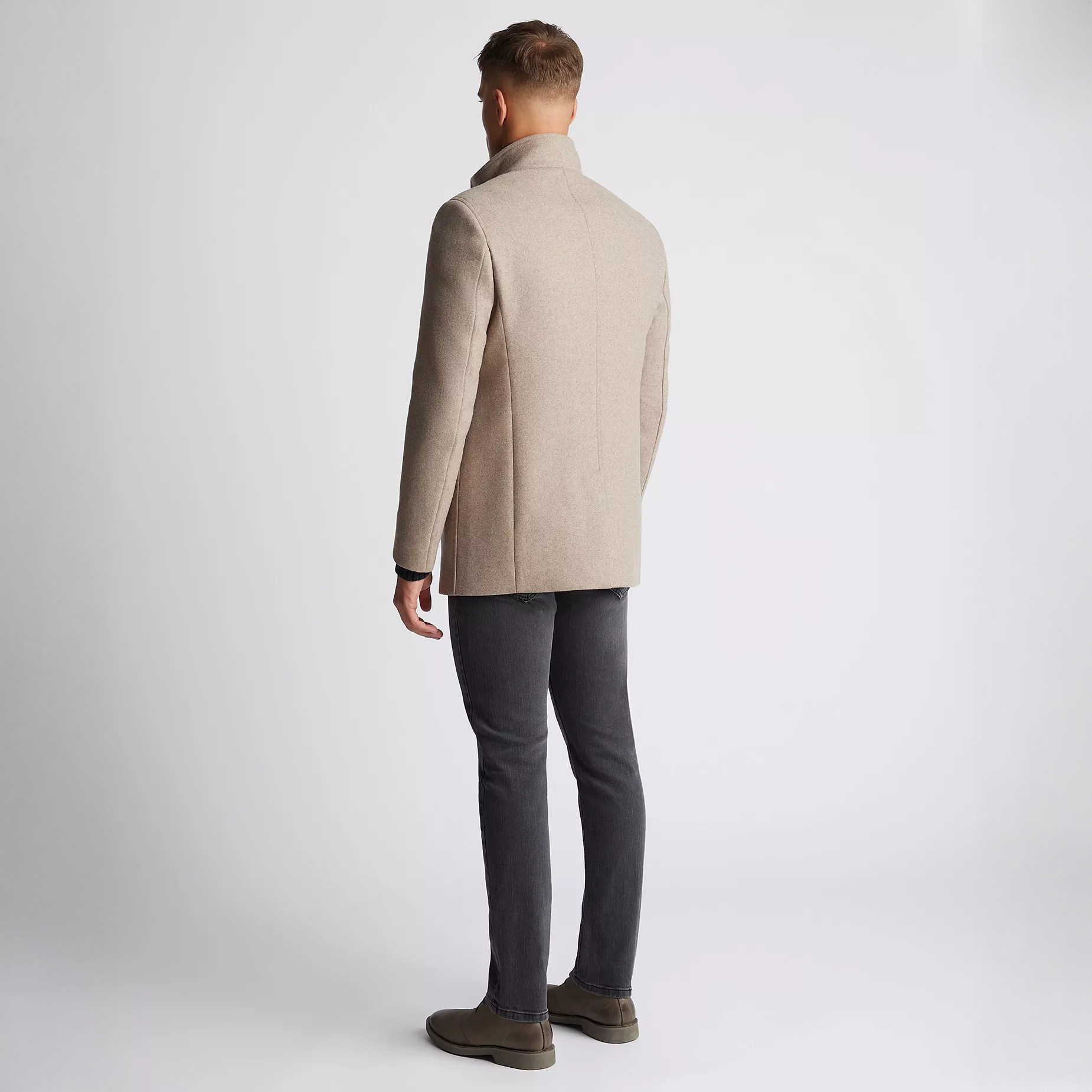 Remus Uomo Jonah Overcoat Beige