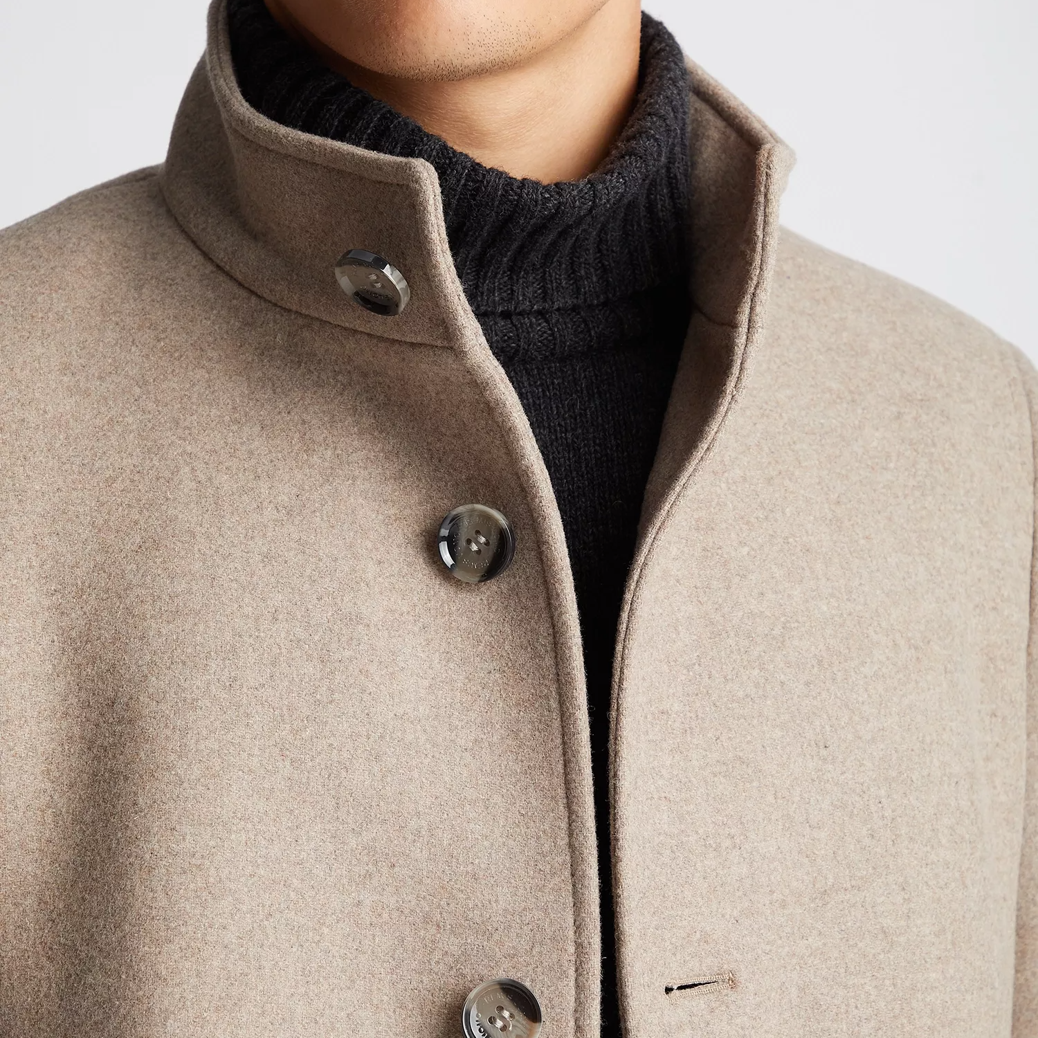 Remus Uomo Jonah Overcoat Beige
