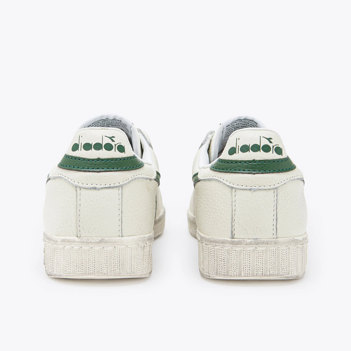 Diadora Game Low Waxed Trainers White/Green