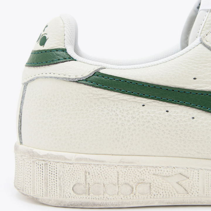 Diadora Game L Low Waxed Trainers White/Green