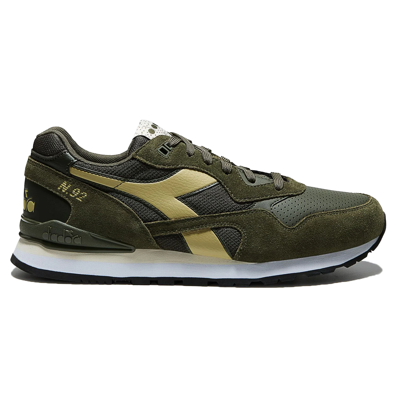 Diadora N92 Advance Trainers Green/Gold