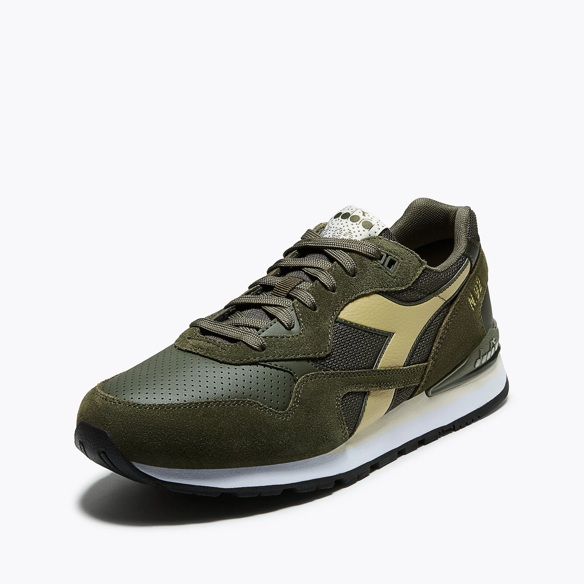 Diadora N92 Advance Trainers Green/Gold
