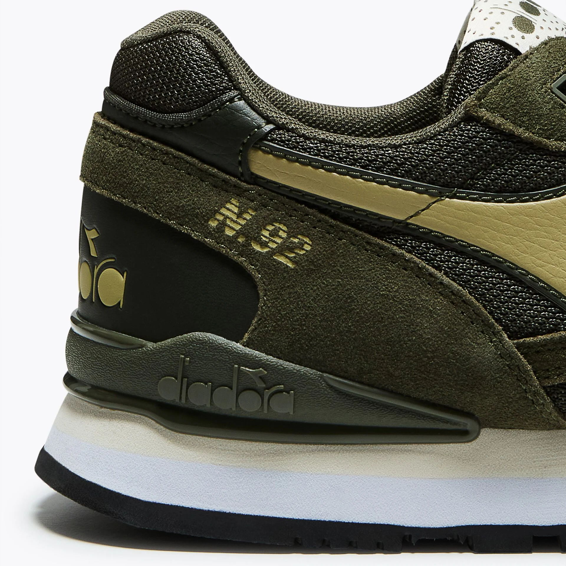 Diadora N92 Advance Trainers Green/Gold