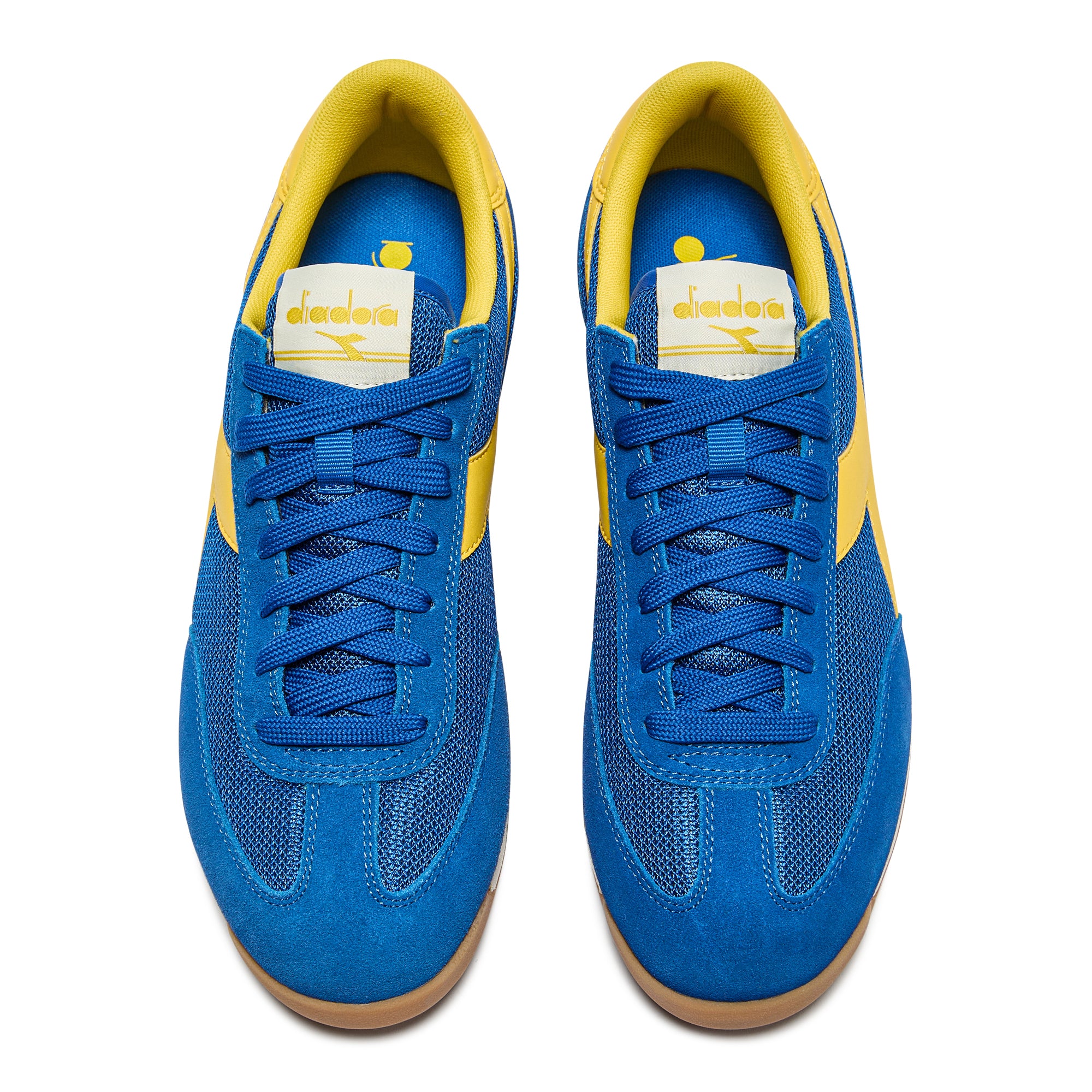 Diadora Cross Trainers Blue/Yellow