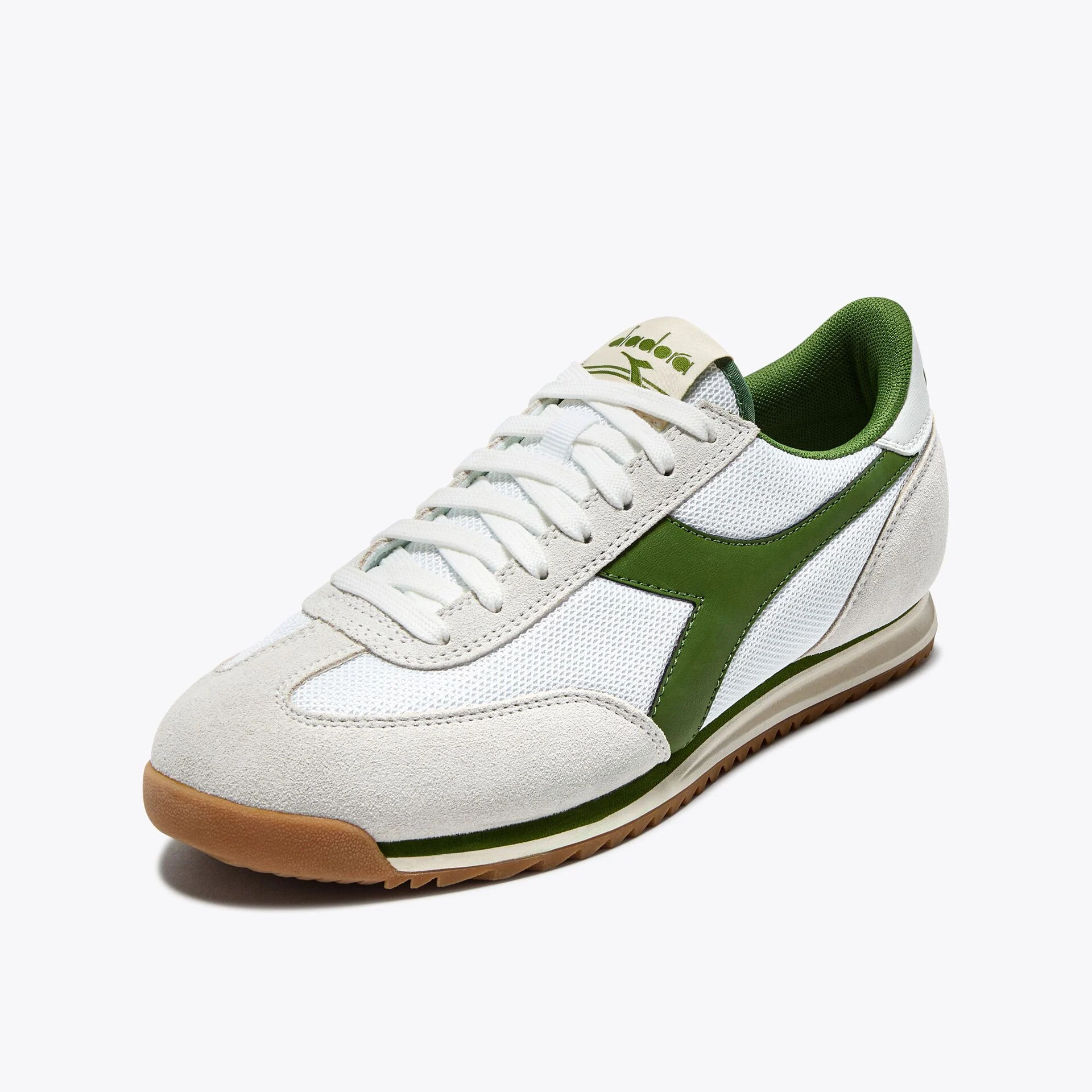 Diadora Cross Trainers White/Green