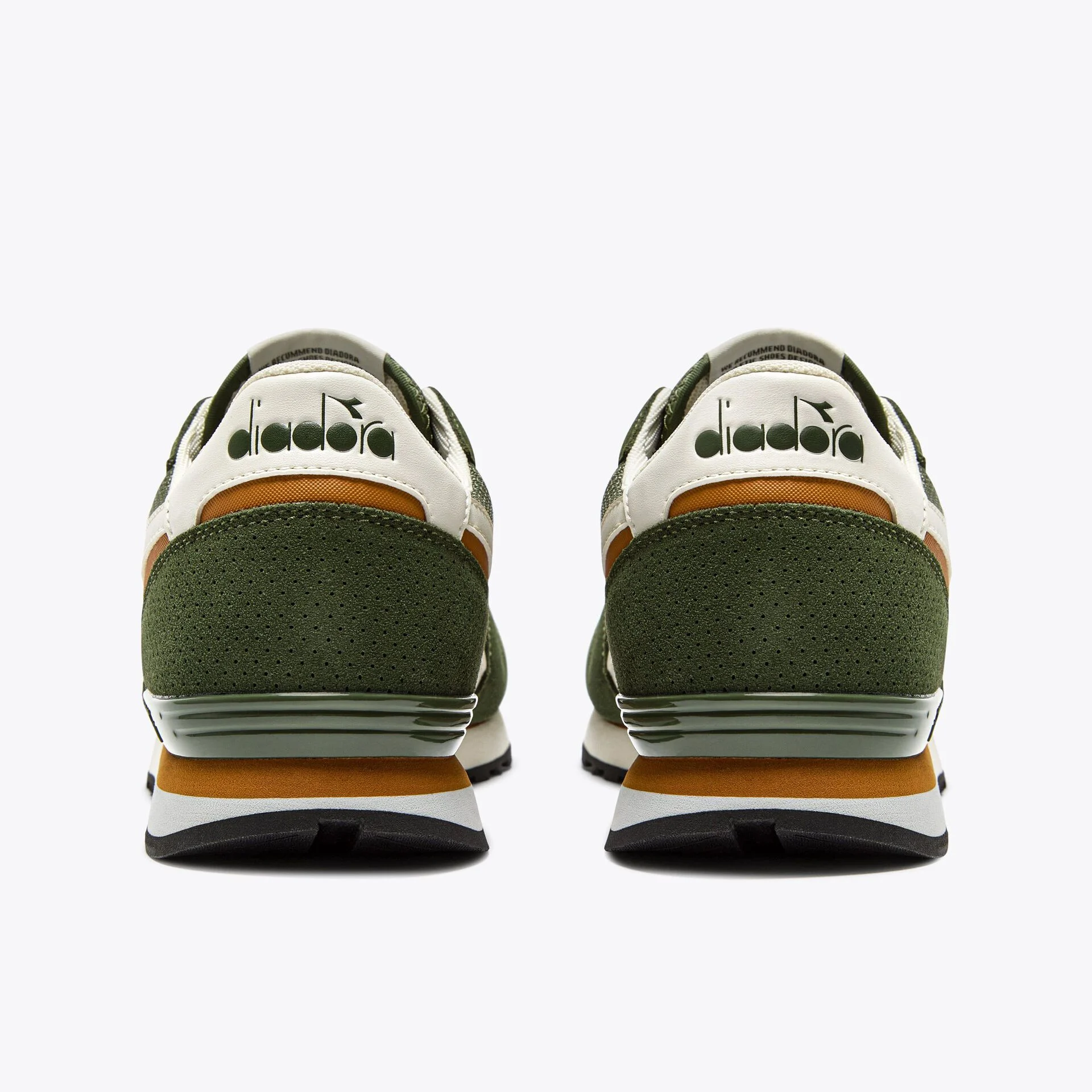 Diadora Camaro M2 Trainers Khaki/Orange
