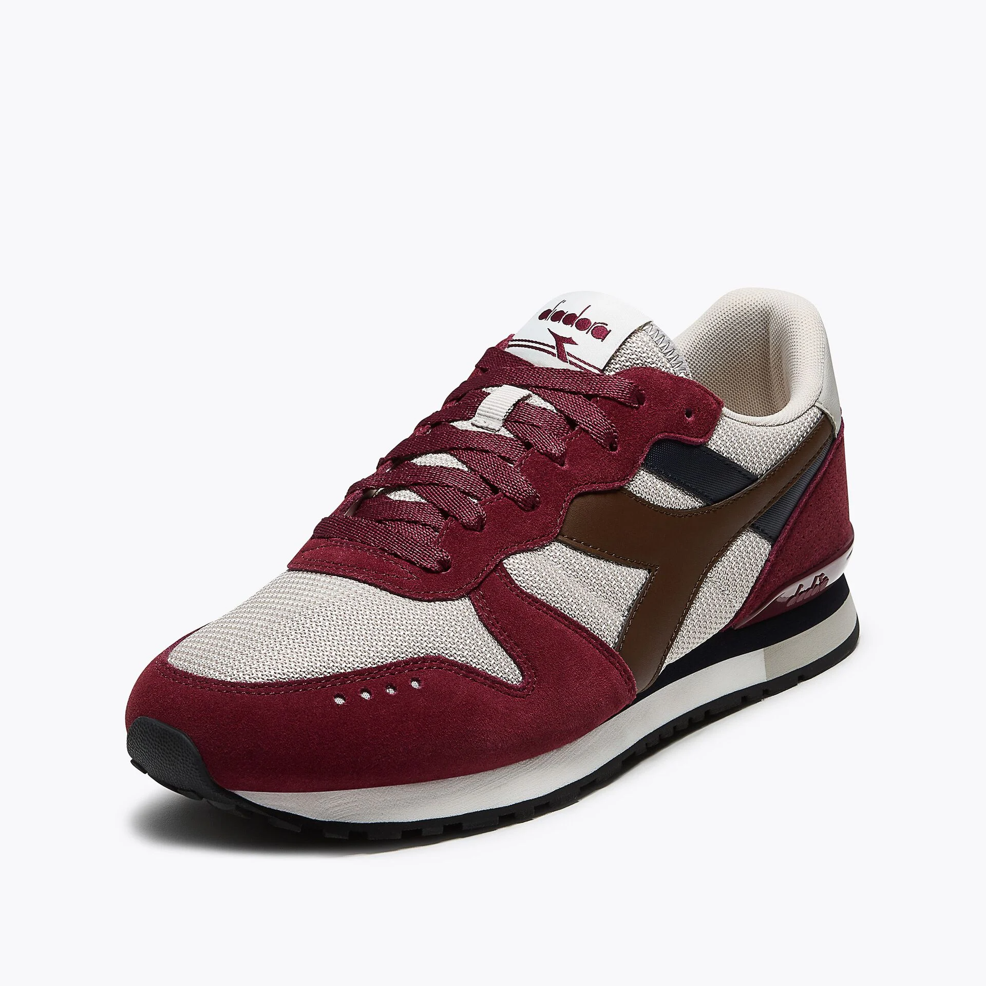 Diadora Camaro M2 Trainers Burgundy/White