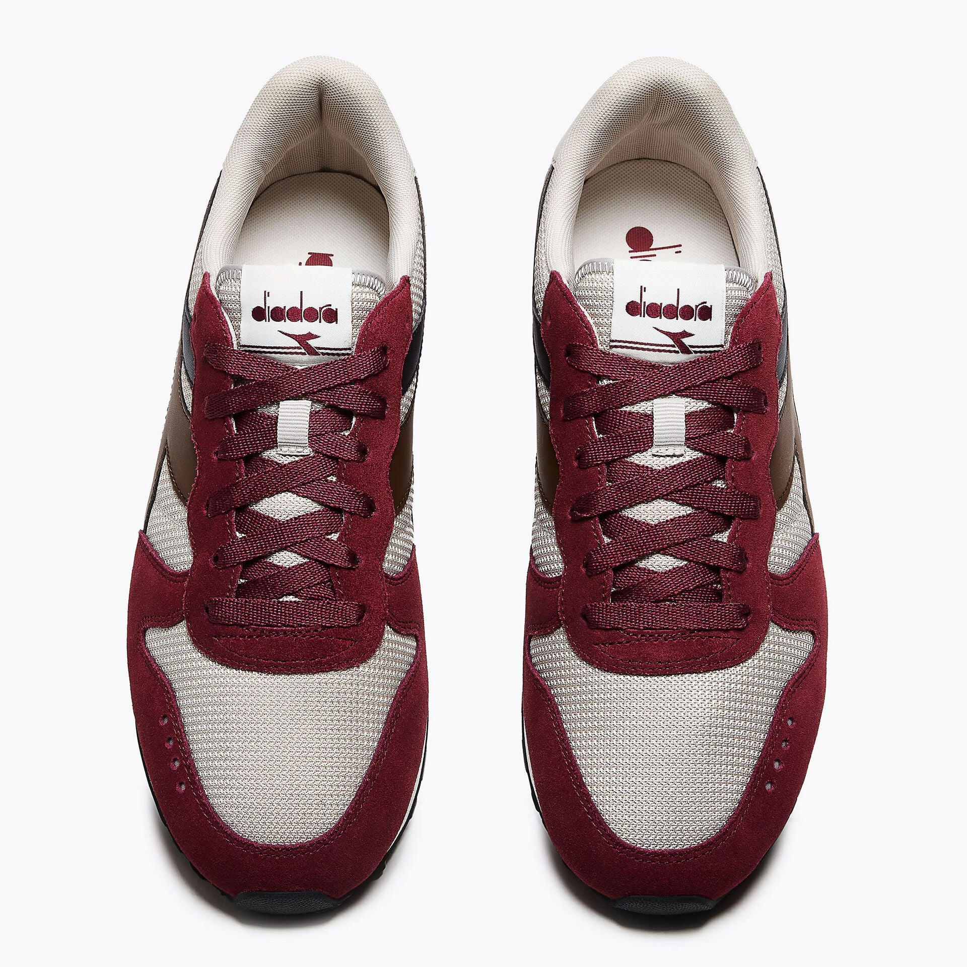 Diadora Camaro M2 Trainers Burgundy/White
