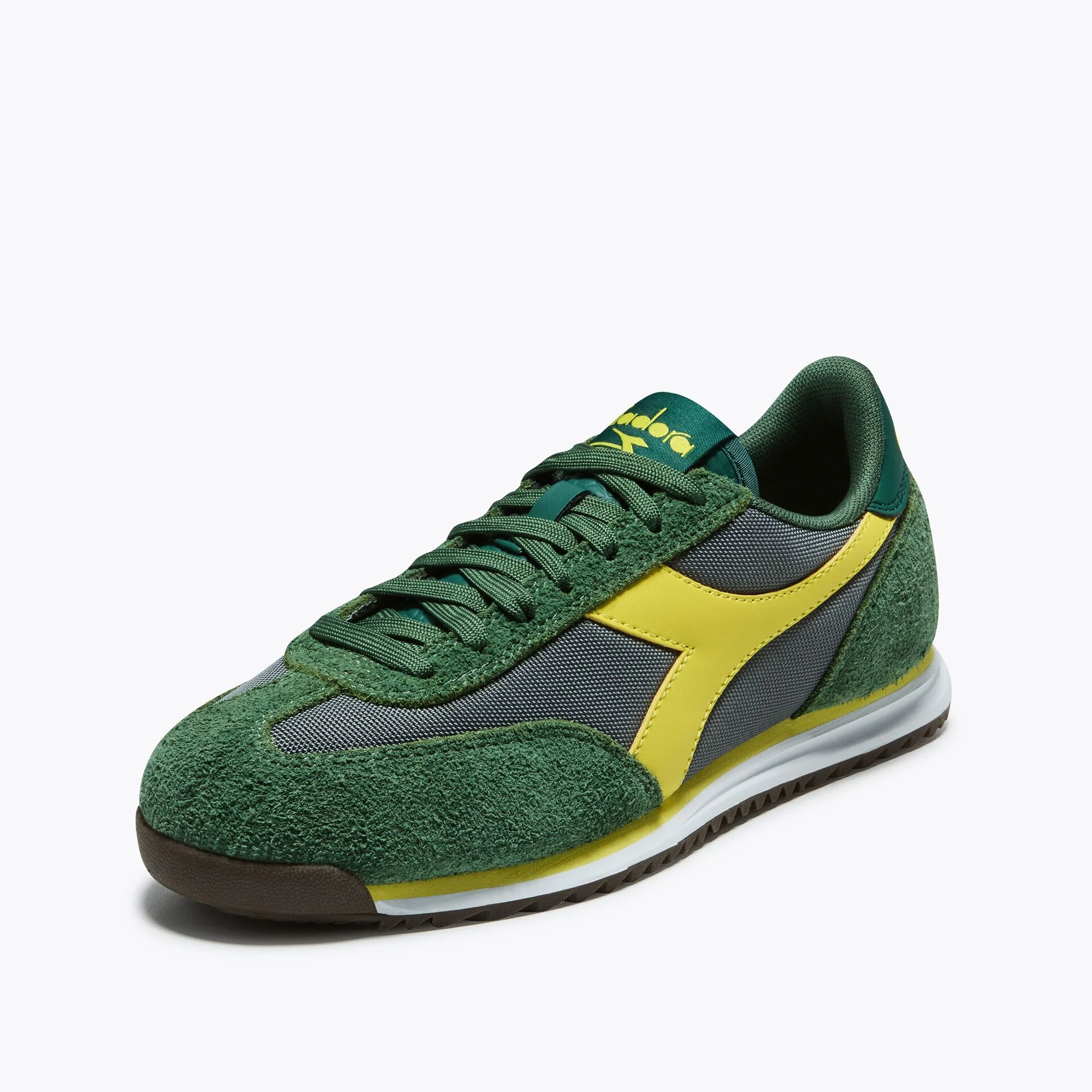 Diadora Cross Suede Trainers Green