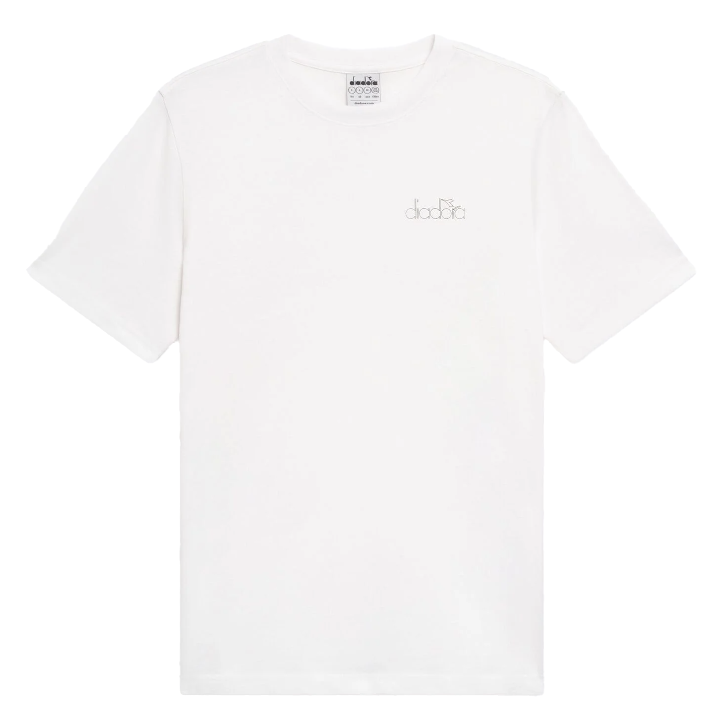 Diadora Outline Logo T-Shirt White