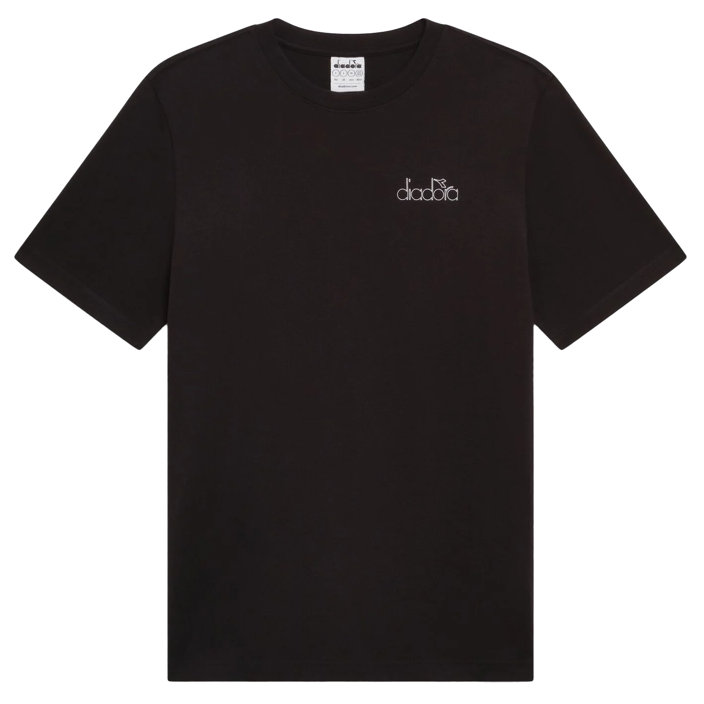 Diadora Outline Logo T-Shirt Black