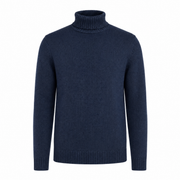 Remus Uomo Roll Neck Knitwear Blue