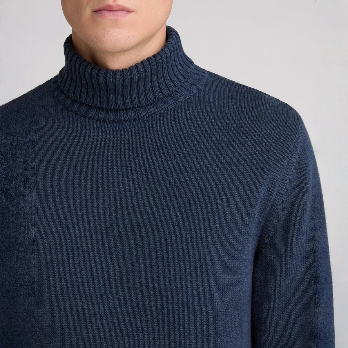 Remus Uomo Roll Neck Knitwear Blue