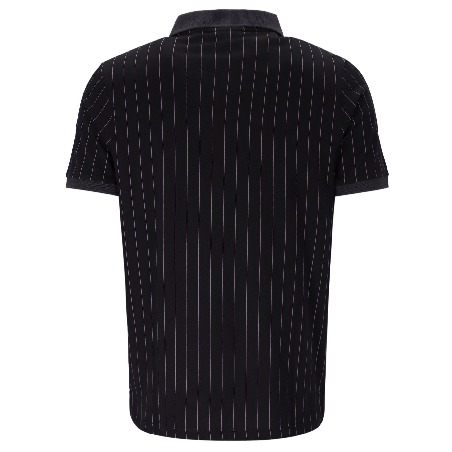 Fila Vintage BB1 Striped Polo Shirt Black