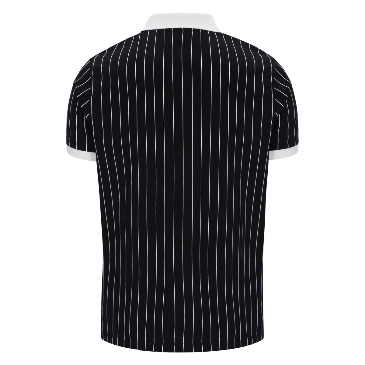 Fila Vintage BB1 Striped Polo Shirt Black