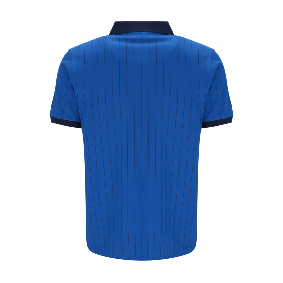 Fila Vintage BB1 Striped Polo Shirt Blue/Red