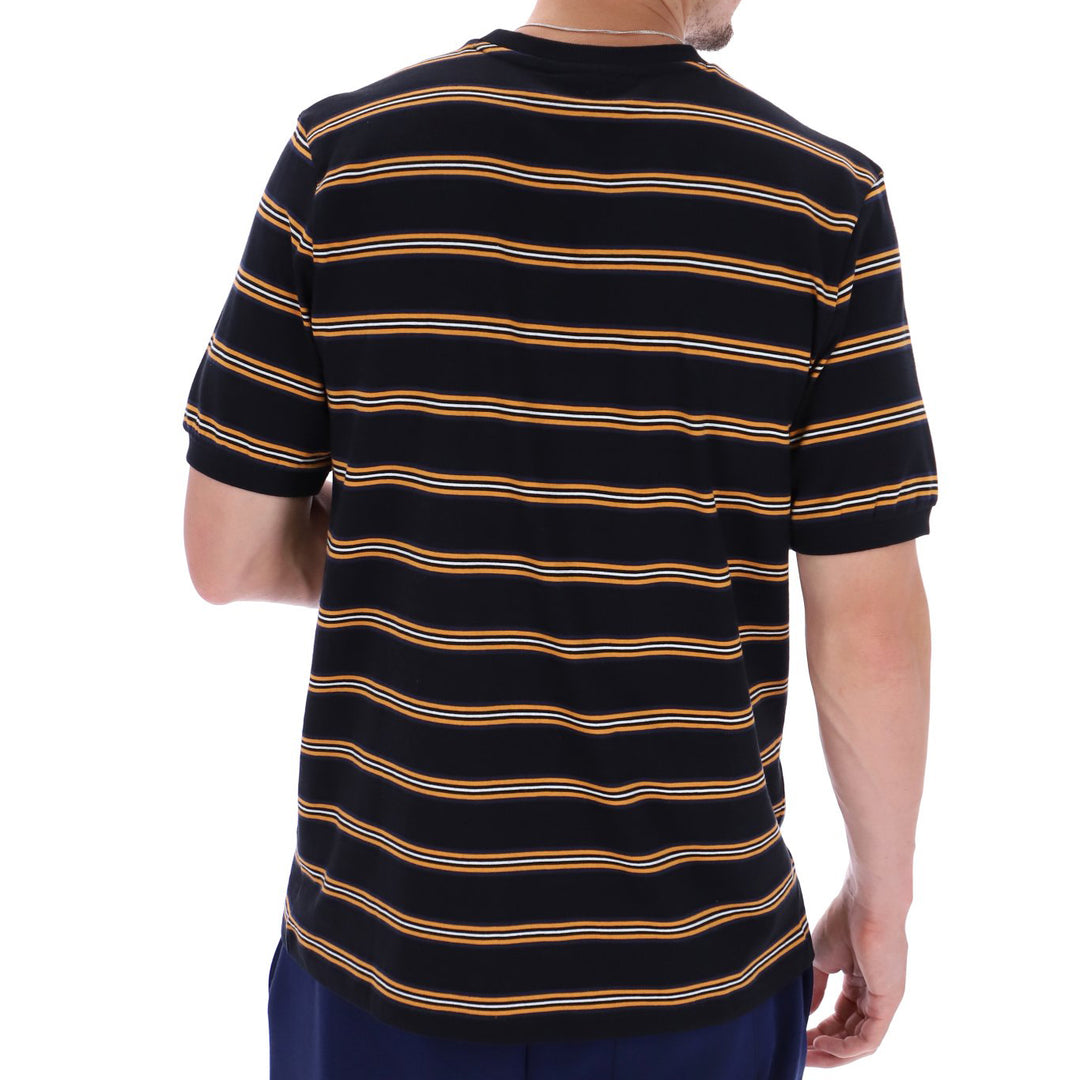 Fila Vintage Bruno Stripe T-Shirt Black