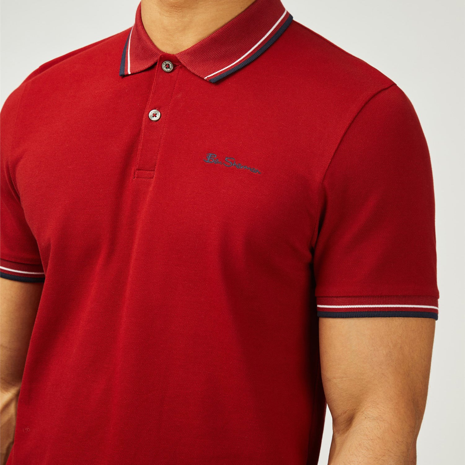 Ben Sherman Signature Polo Shirt Red