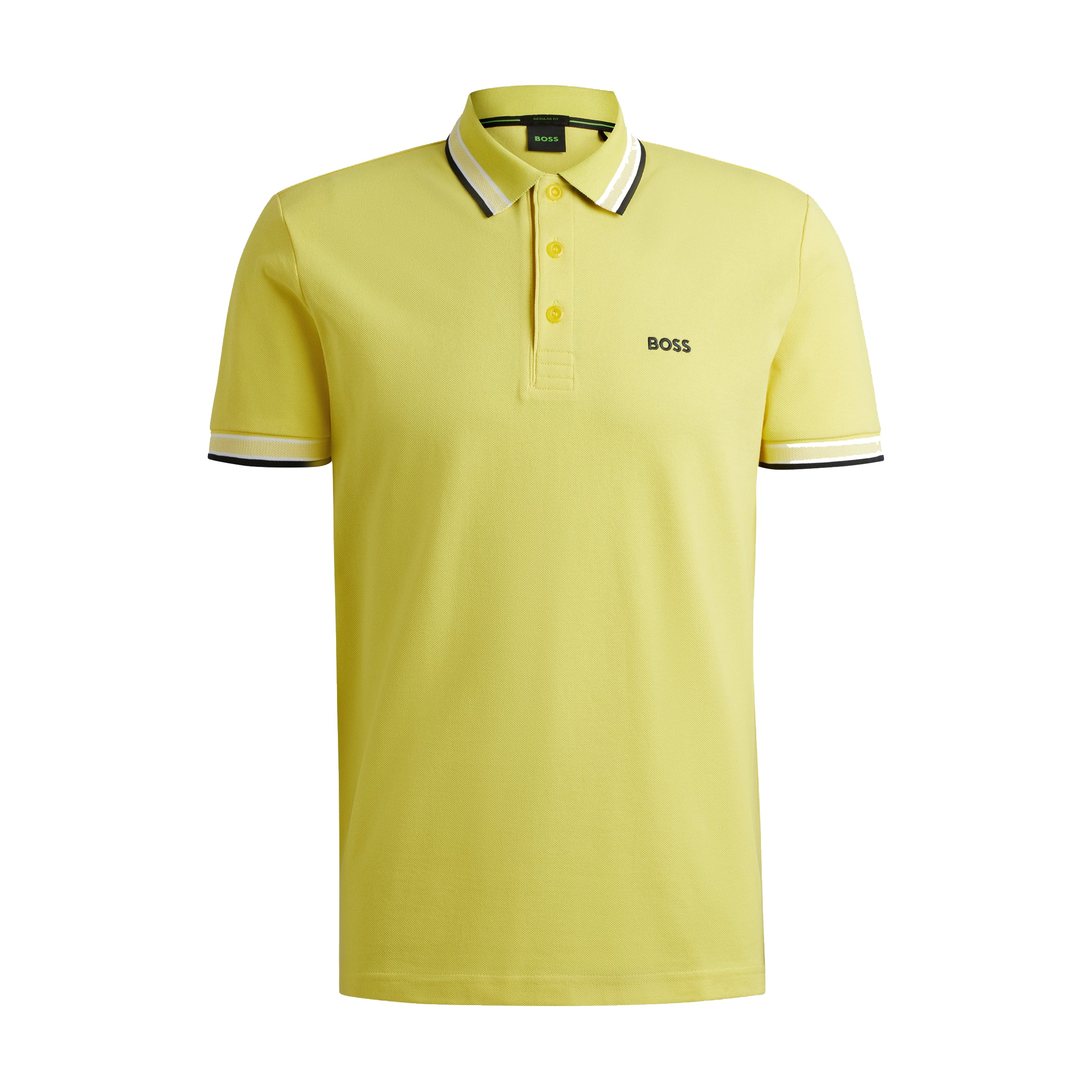 Hugo Boss Paddy Organic Cotton Polo Shirt Yellow Men s Urban Menswear
