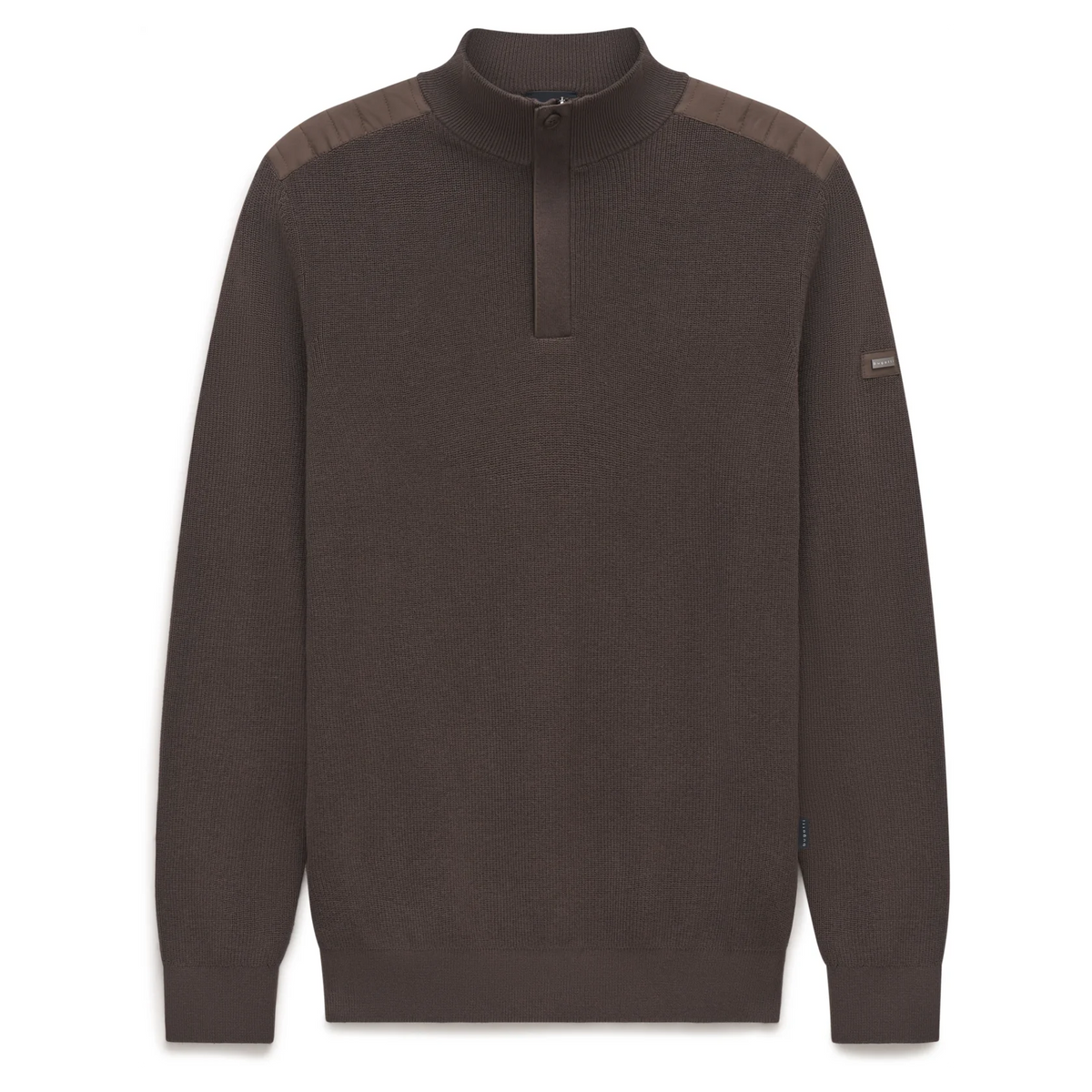 Bugatti Button Knit Sweater Brown