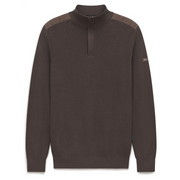 Bugatti Button Knit Sweater Brown