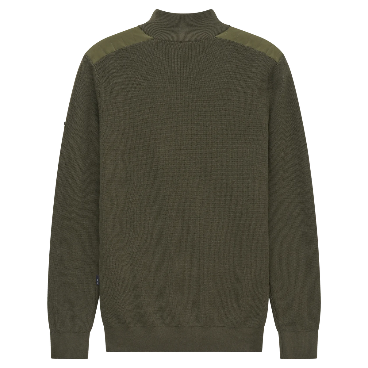 Bugatti Button Knit Sweater Olive