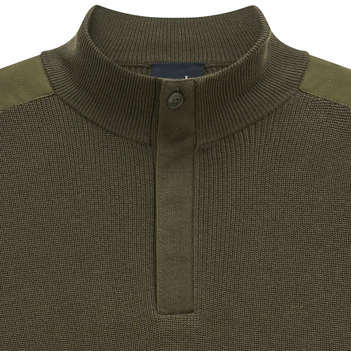 Bugatti Button Knit Sweater Olive
