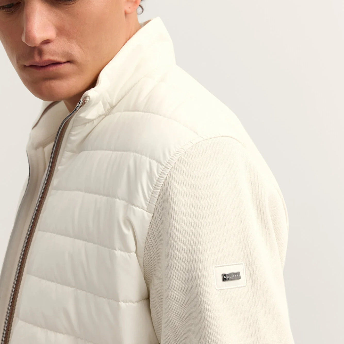 Bugatti Padded Jacket Cream
