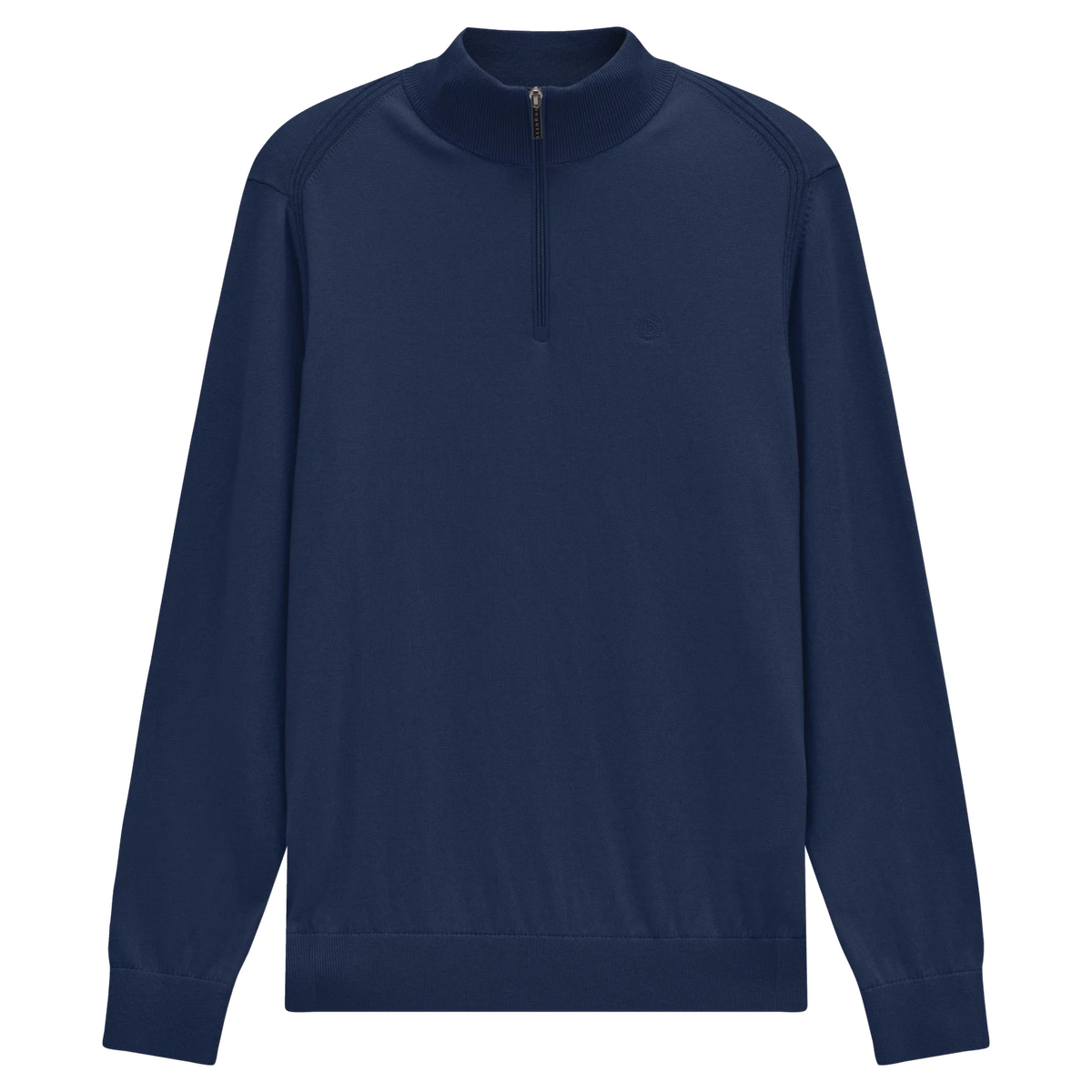 Bugatti Knit Zip Sweater Blue